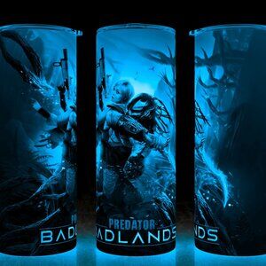 Glow in the Dark Predator Badlands Scifi Movie Cup Mug Tumbler 20oz